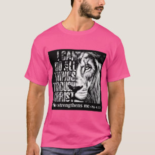 Jag kan göra allt Sak genom Kristus som stärker T Shirt