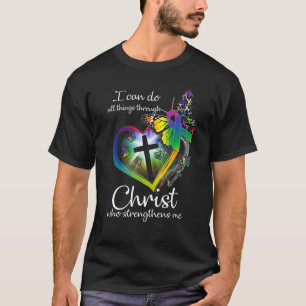 Jag kan göra allt Sak genom Kristus som stärker T Shirt
