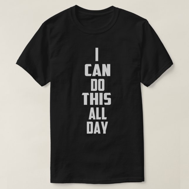 Jag kan göra det hela dag 2 t shirt (Design framsida)