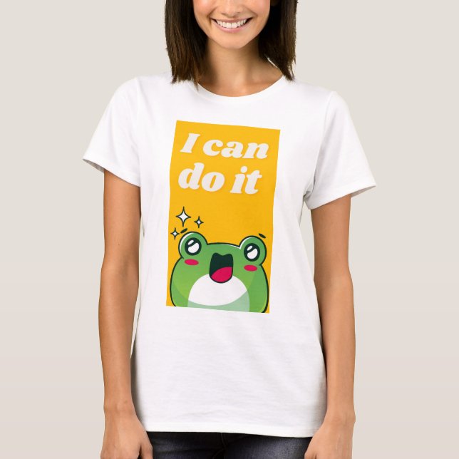 Jag kan göra det t shirt (Framsida)