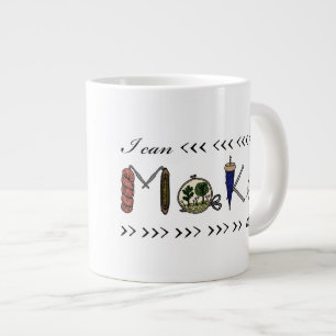 Jag kan göra det - vassare/makare jumbo mugg