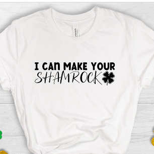 Jag kan göra din schyssta irish klöver tur t shirt