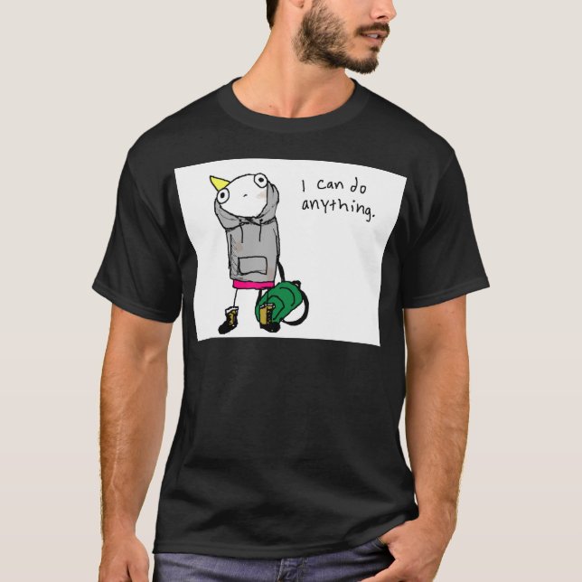 Jag kan göra något tee shirt (Framsida)