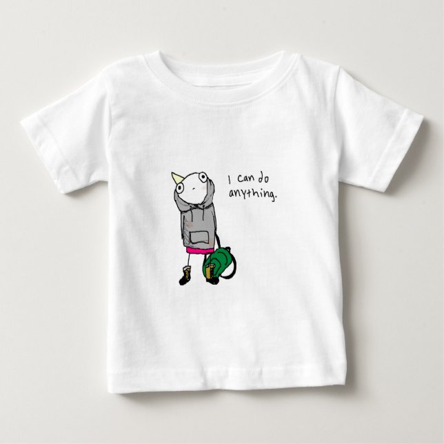 Jag kan göra något tee shirt (Framsida)