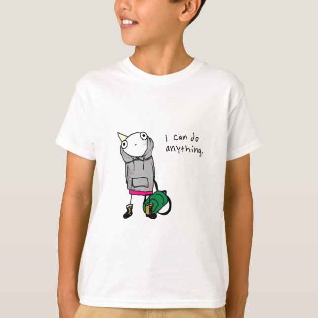 Jag kan göra något tee shirt (Framsida)