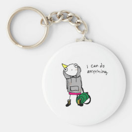 Jag kan göra vad som helst. nyckelring