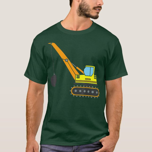Jag kan Gräva det konstruktionsutkast för kranoper T Shirt (Framsida)