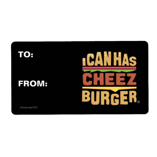 Jag kan ha Cheezburger Logotyp Fraktsedel (Framsidan)