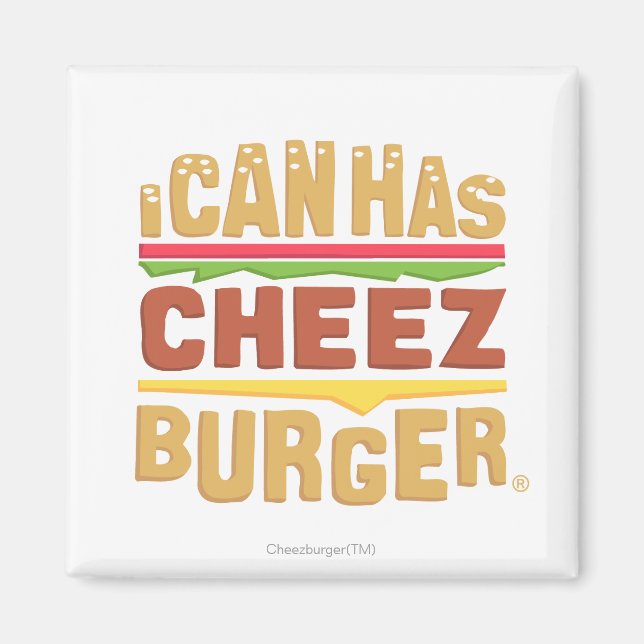 Jag kan ha Cheezburger Magnet (Framsidan)