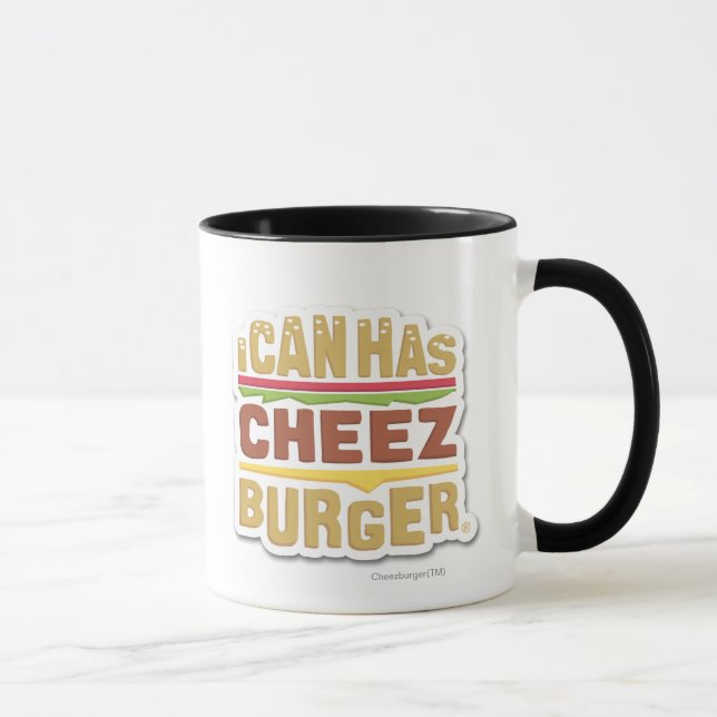 Jag kan ha Cheezburger (skugga) Mugg (Höger)