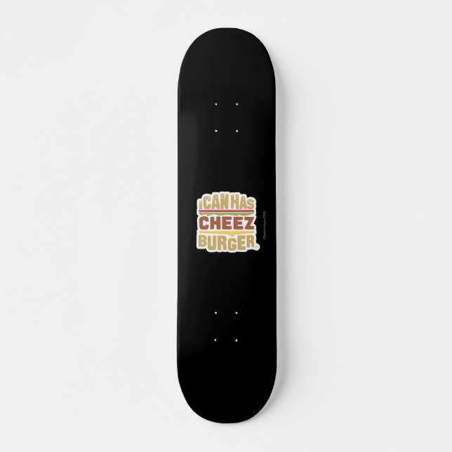 Jag kan ha Cheezburger (skugga) Skateboard Bräda 21,5 Cm (Framsida)