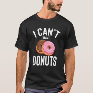 Jag kan ha Donuts Cute Funny Donuts Joke Manar Wom T Shirt