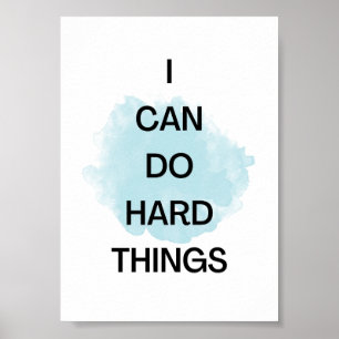 JAG KAN HÅLLA SAK POSITIV BEKRÄFTELSE POSTER