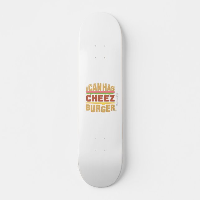Jag kan har Cheezburger Mini Skateboard Bräda 18,7 Cm (Framsida)