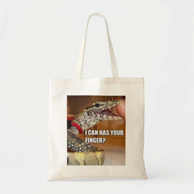 Jag kan har ditt finger? Hänga lös Tygkasse (Framsidan)