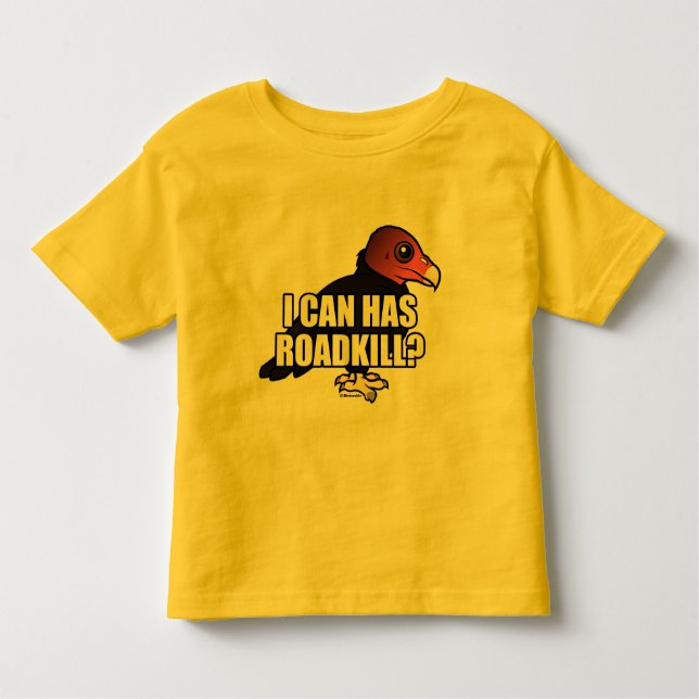 Jag kan har Roadkill? Tee Shirt (Framsida)