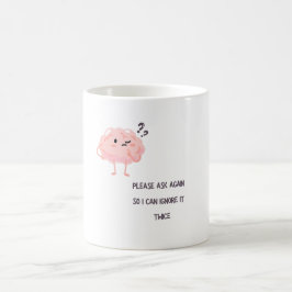 Jag kan ignorera det två gånger – rolig sarkastisk kaffemugg