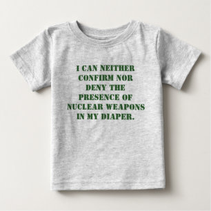 Jag kan ingen av bekräfta nor förneka närvaroen tee shirt