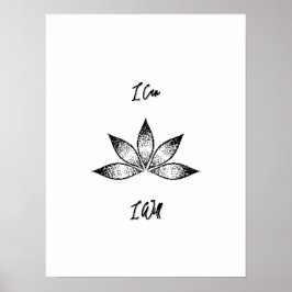 Jag kan inspirera till bestämmande av Lotus Poster