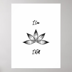 Jag kan inspirera till bestämmande av Lotus Poster