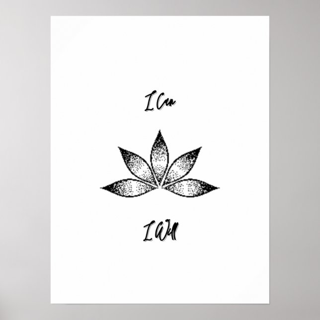 Jag kan inspirera till bestämmande av Lotus Poster (Framsidan)