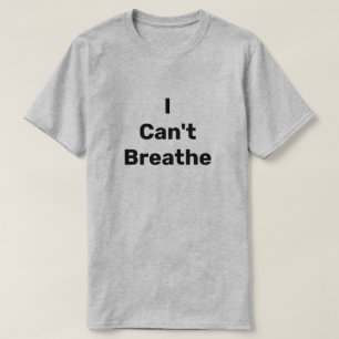 Jag kan inte andas t shirt