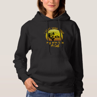 Jag kan inte arbeta i dag mitt Arm är i kustfiske T Shirt