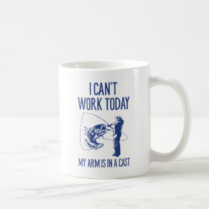 Jag kan inte arbeta idag kaffemugg