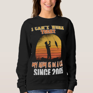 Jag kan inte arbeta idag, min arm är gjuten sedan  t shirt