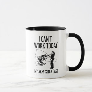Jag Kan Inte Arbeta Idag Mugg