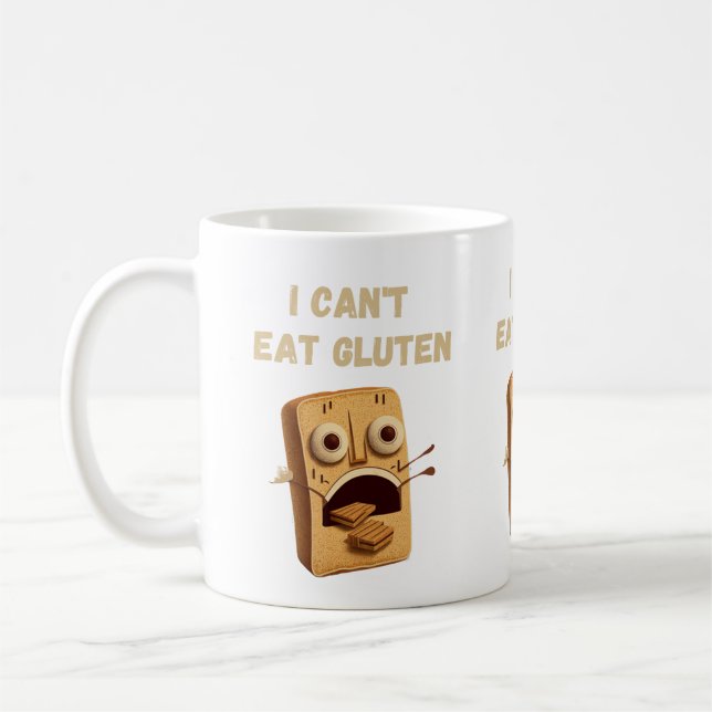 Jag kan inte äta Gluten Kaffemugg (Vänster)