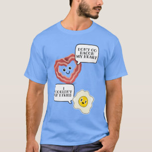 Jag kan inte backa mitt hjärta om jag är friterad t shirt