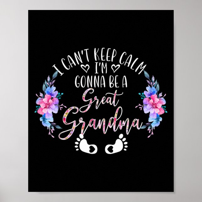 Jag kan inte Behålla Lugn att jag blir en Underbar Poster (Framsidan)