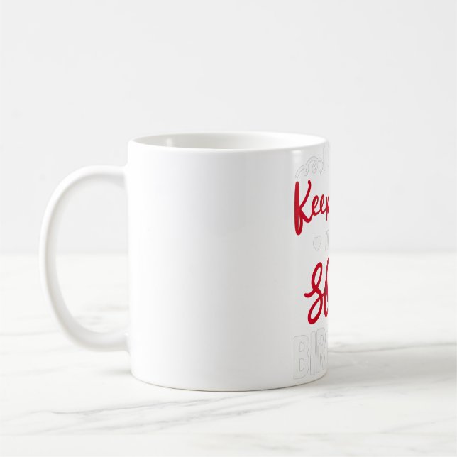 Jag kan inte Behålla Lugn. Det är min son Birthday Kaffemugg (Vänster)