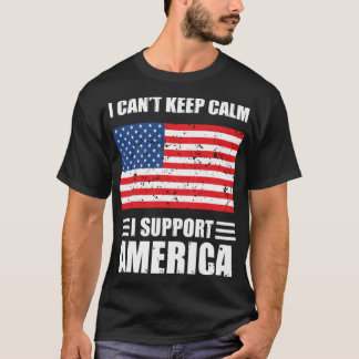 Jag kan inte behålla lugn I stöder America Footbal T Shirt