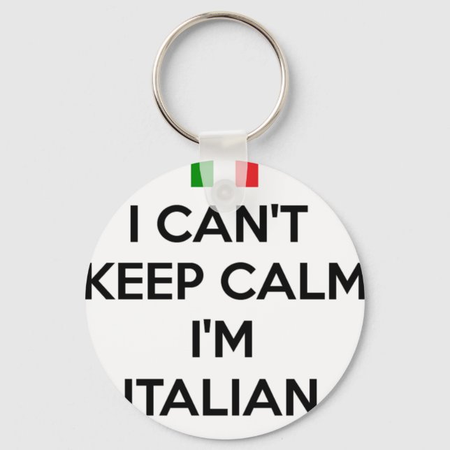 JAG KAN INTE BEHÅLLA LUGN.. JAG ÄR ITALIAN NYCKELRING (Framsida)