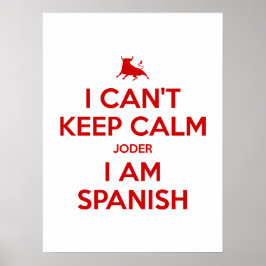 Jag kan inte Behålla Lugn Poster