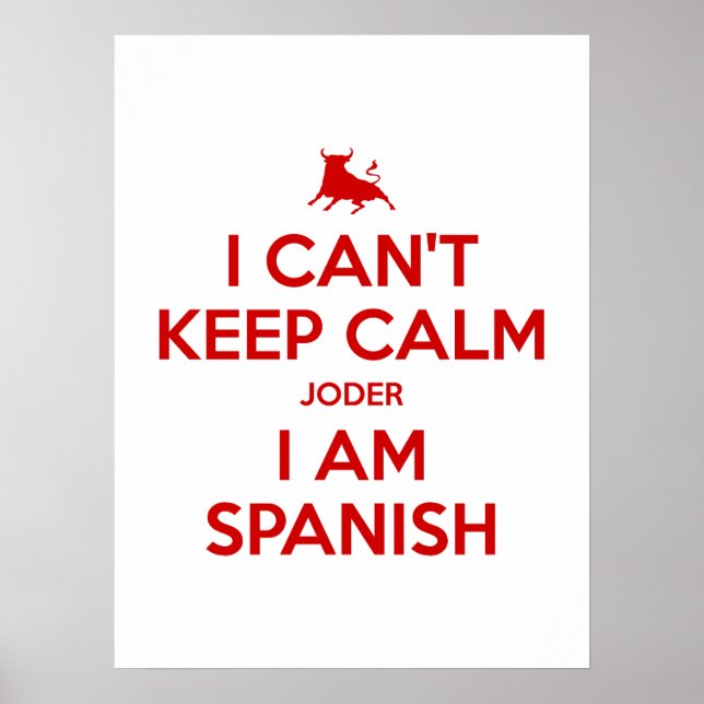 Jag kan inte Behålla Lugn Poster (Framsidan)