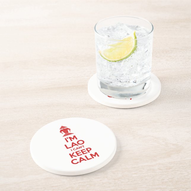 Jag kan inte Behålla Lugn Underlägg Sandsten (Sidan)