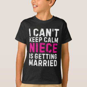 Jag kan inte Behålla Lugnen min dotter är Gifta si T Shirt