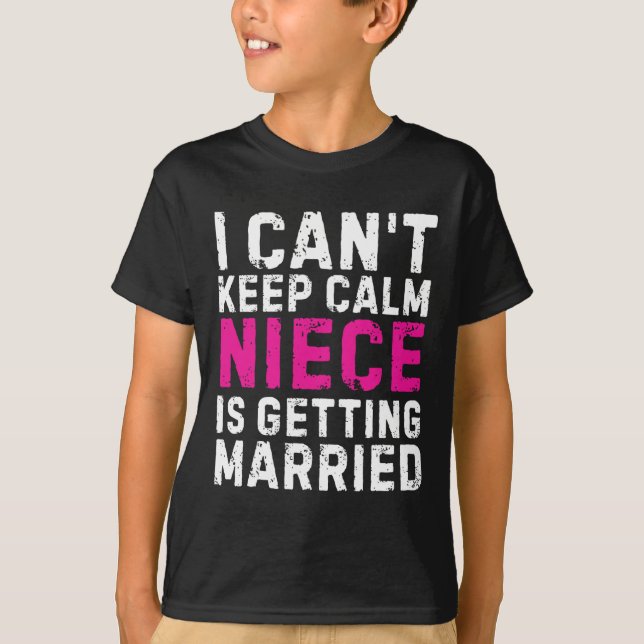 Jag kan inte Behålla Lugnen min dotter är Gifta si T Shirt (Framsida)