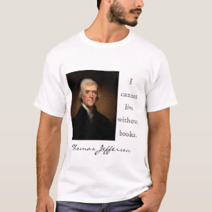Jag kan inte bo utan böcker tee