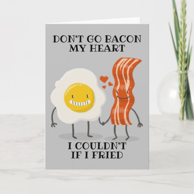 Jag kan inte bryta mitt hjärta om jag är friterad kort (Framsida)