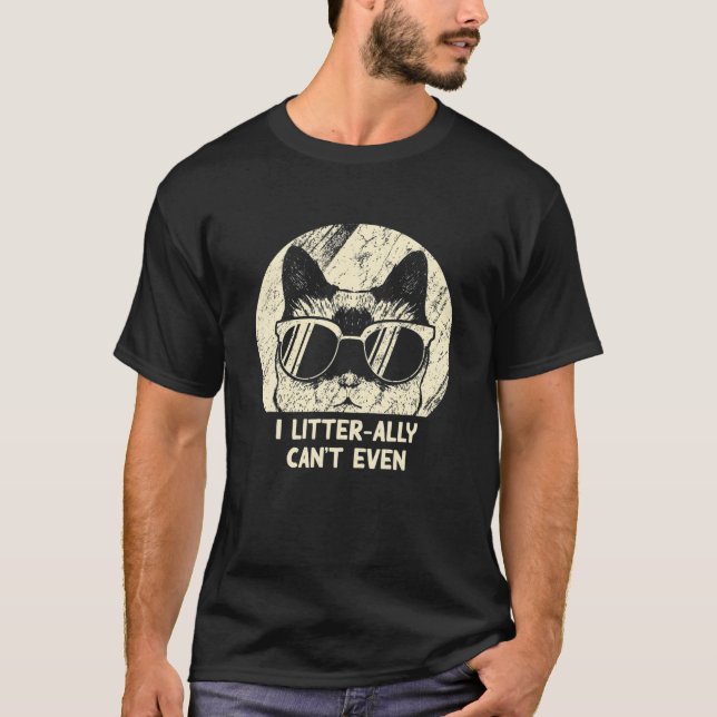 Jag kan inte ens äta Lover Lover Funny Kitten Hu T Shirt (Framsida)
