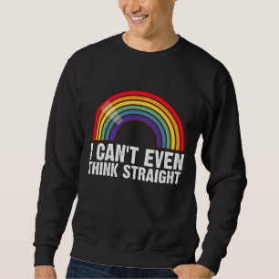 Jag Kan Inte Ens Ens Värdera Rätt HBTQ-stolthetsmå Lång Ärmad Tröja