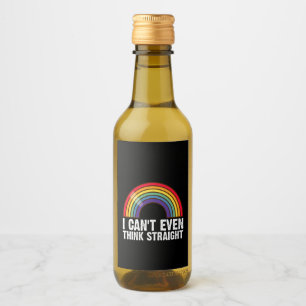 Jag Kan Inte Ens Ens Värdera Rätt HBTQ-stolthetsmå Vinetikett