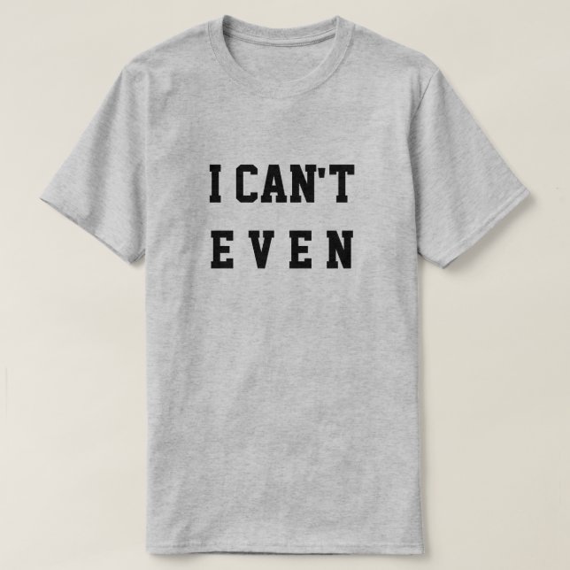 JAG KAN INTE ENS T-SHIRT (Design framsida)
