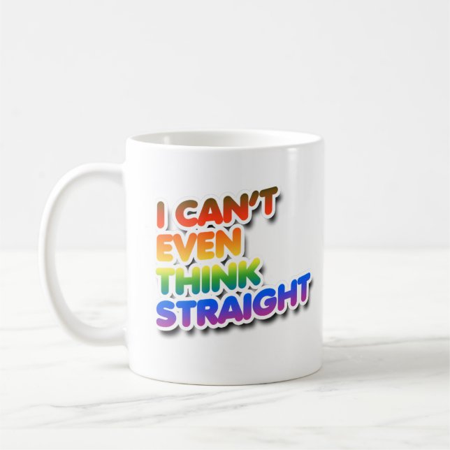 Jag kan inte ens tänka klart kaffemugg (Vänster)