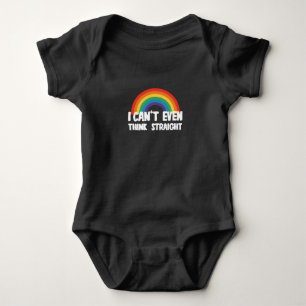 Jag Kan Inte Ens Tänka Rakt Roligt Gay Pride T Shirt