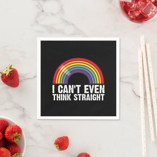 Jag Kan Inte Ens Värdera Rätt HBTQ-stolthetsmånad  Pappersservett (Insitu)